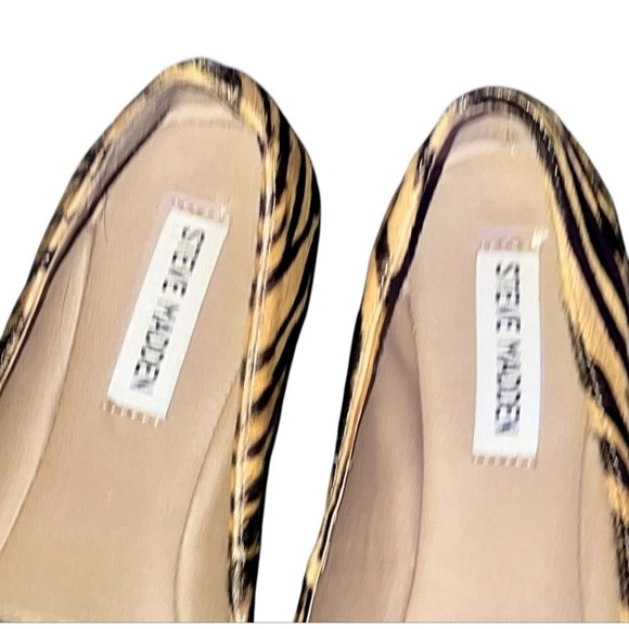 Steve Madden Cow Fur Suede Loafers Flats Shoes size 8.5 - Picture 3 of 6